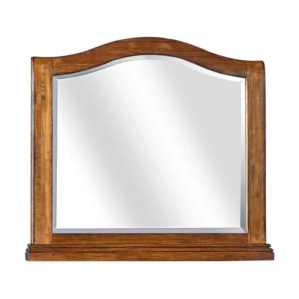 Aspen Home Oxford Arched Dresser Mirror I07-463-WBR IMAGE 1