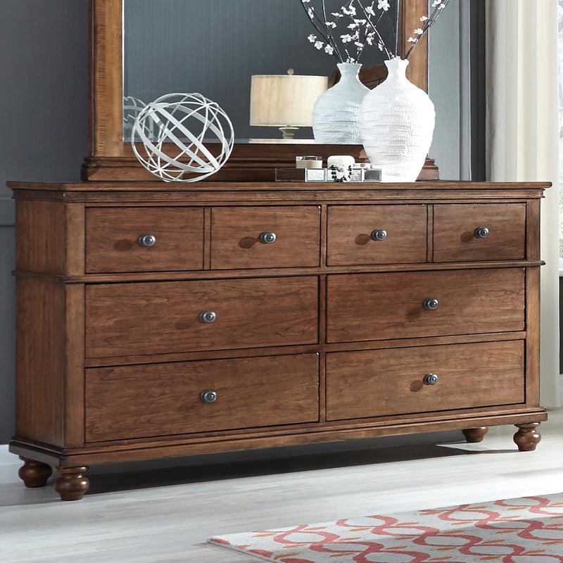 Aspen Home Oxford 6-Drawer Dresser I07-453-WBR IMAGE 2