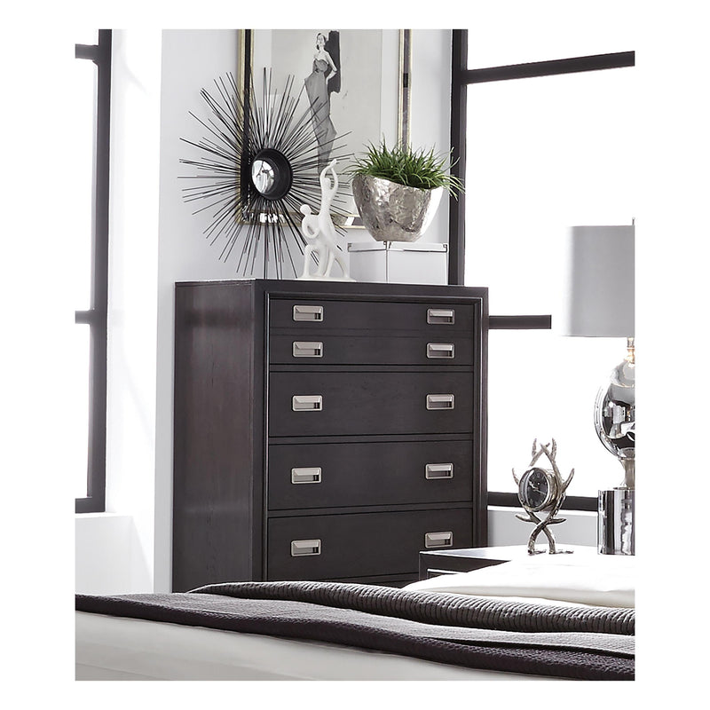 Aspen Home Front Street 5-Drawer Chest IFS-456-BLC IMAGE 2