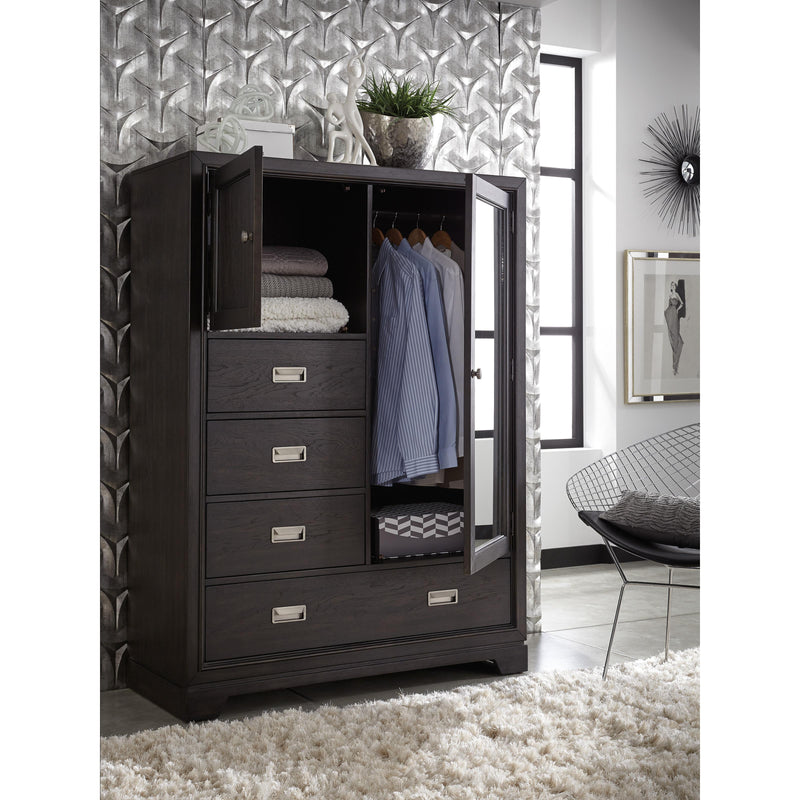 Aspen Home Front Street 4-Drawer Armoire IFS-459-BLC IMAGE 2