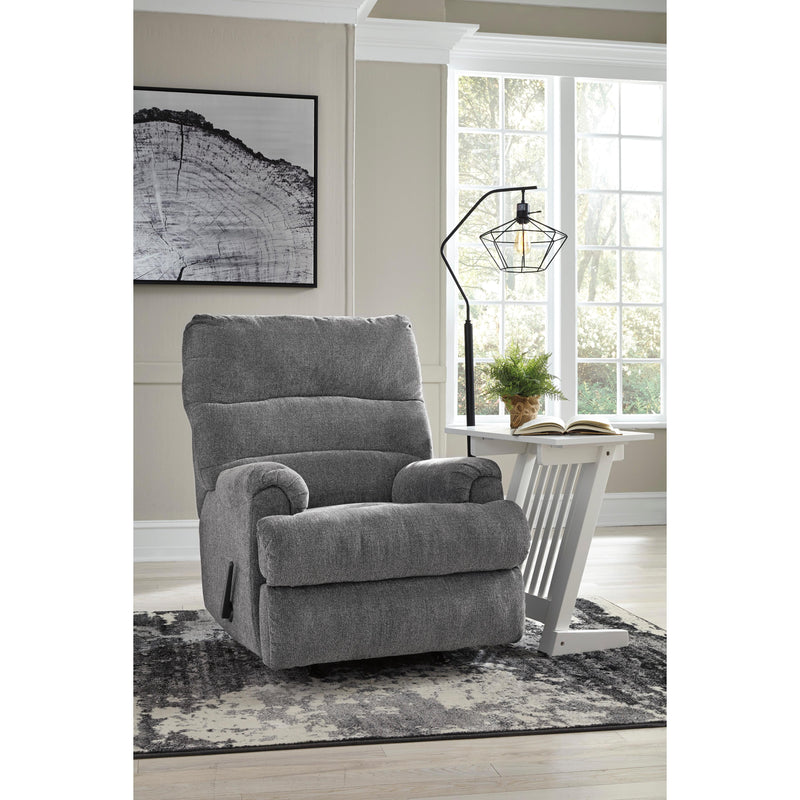 Signature Design by Ashley Man Fort Rocker Fabric Recliner 4660525 IMAGE 4