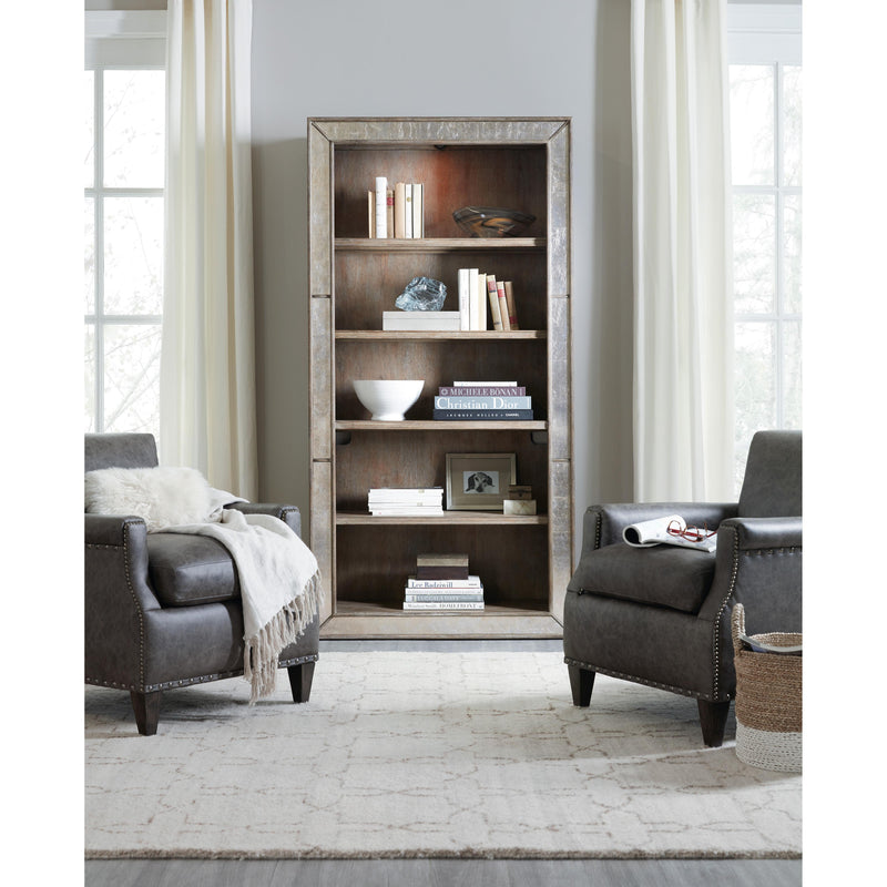 Hooker Furniture 1641-10445-LTWD Rustic Glam Bookcase IMAGE 3