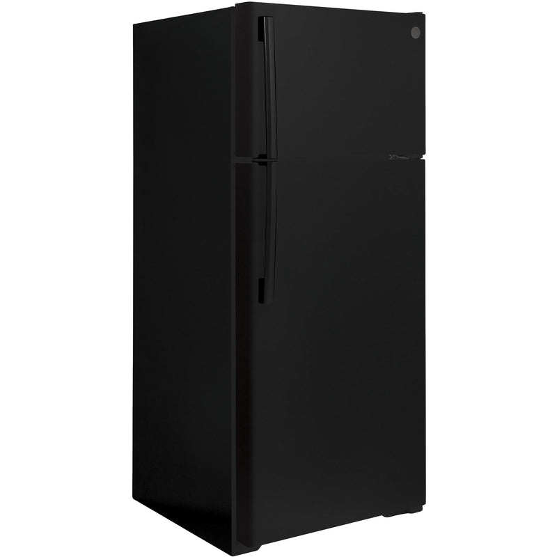 GE 28-inch, 17.5 cu.ft. Top Freezer Refrigerator with Interior Icemaker GIE18GTNRBB IMAGE 6