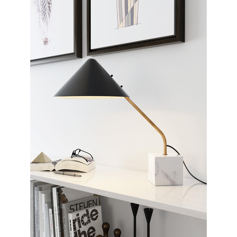 Zuo Pike 56080 Table Lamp - Black & White IMAGE 3