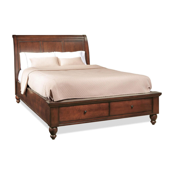 Aspen Home Cambridge Queen Sleigh Bed with Storage ICB-400-BCH-KD-1/ICB-403D-BCH-1/ICB-402L-BCH-1 IMAGE 1