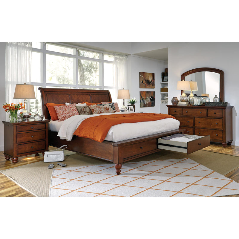 Aspen Home Cambridge Queen Sleigh Bed with Storage ICB-400-BCH-KD-1/ICB-403D-BCH-1/ICB-402L-BCH-1 IMAGE 3