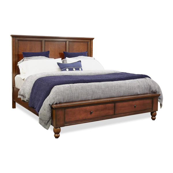 Aspen Home Cambridge Queen Panel Bed with Storage ICB-492-BCH-KD-1/ICB-403D-BCH-1/ICB-402L-BCH-1 IMAGE 1