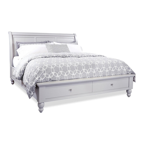 Aspen Home Cambridge Queen Sleigh Bed with Storage ICB-400-GRY-KD-1/ICB-403D-GRY-1/ICB-402L-GRY-1 IMAGE 1