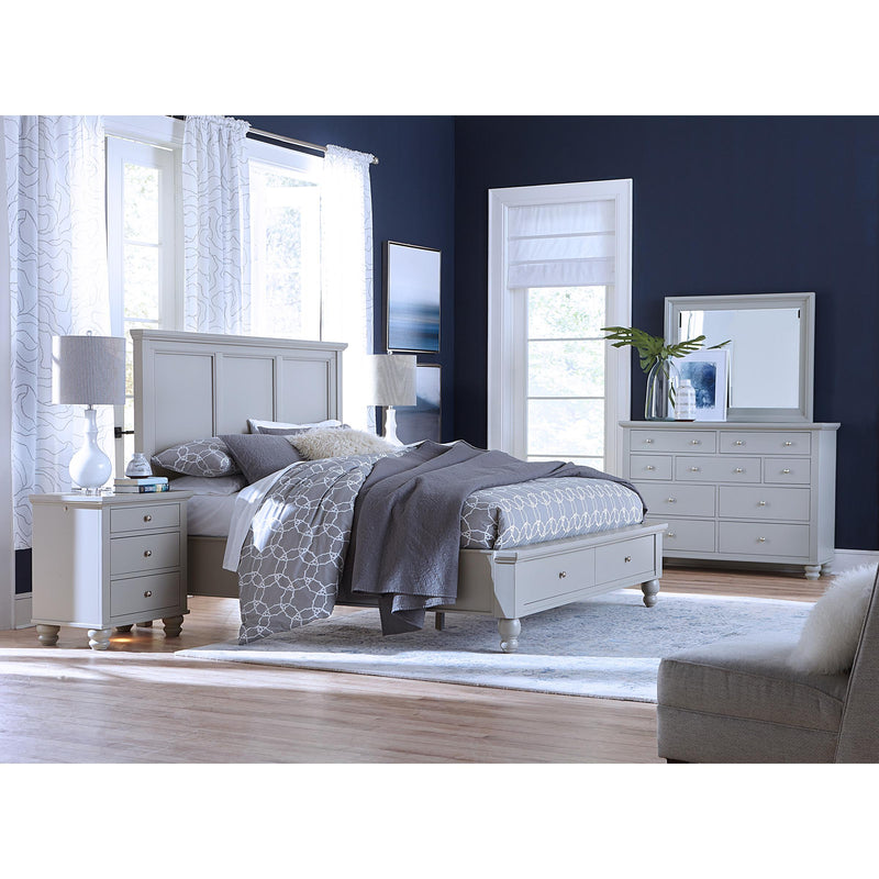 Aspen Home Cambridge Queen Panel Bed with Storage ICB-492-GRY-KD-1/ICB-403D-GRY-1/ICB-402L-GRY-1 IMAGE 2