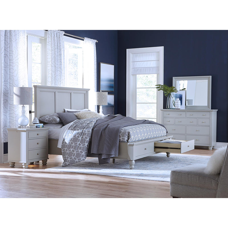 Aspen Home Cambridge Queen Panel Bed with Storage ICB-492-GRY-KD-1/ICB-403D-GRY-1/ICB-402L-GRY-1 IMAGE 3