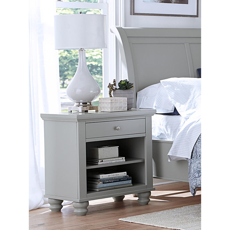 Aspen Home Cambridge 1-Drawer Nightstand ICB-451-GRY IMAGE 2