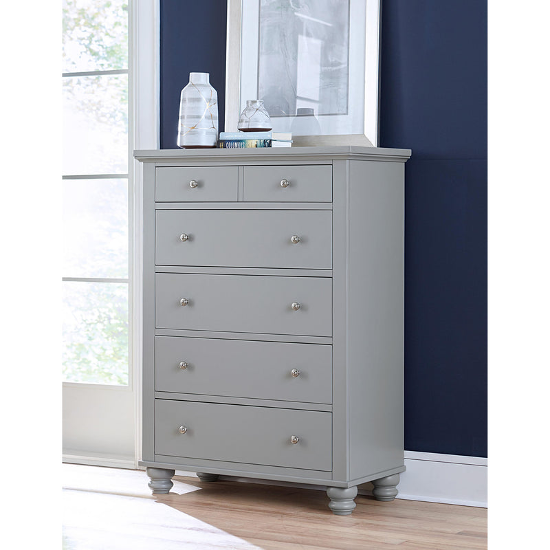 Aspen Home Cambridge 6-Drawer Chest ICB-456-GRY-4 IMAGE 2