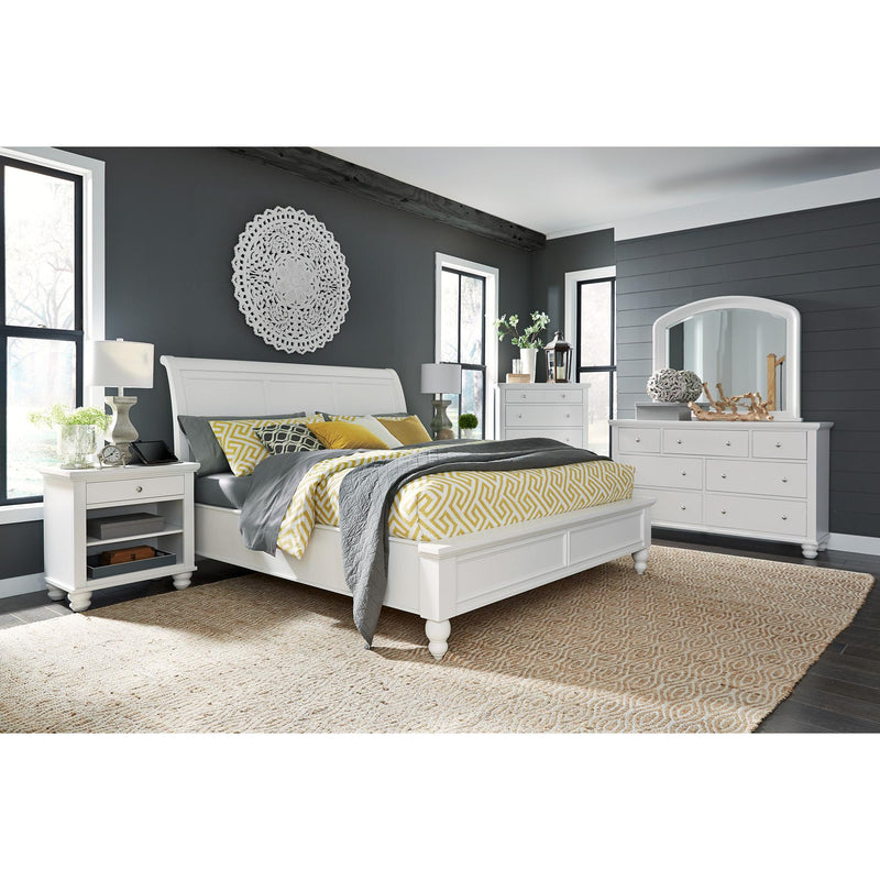 Aspen Home Cambridge Queen Sleigh Bed ICB-400-WHT-KD-1/ICB-403-WHT-1/ICB-402L-WHT-1 IMAGE 4