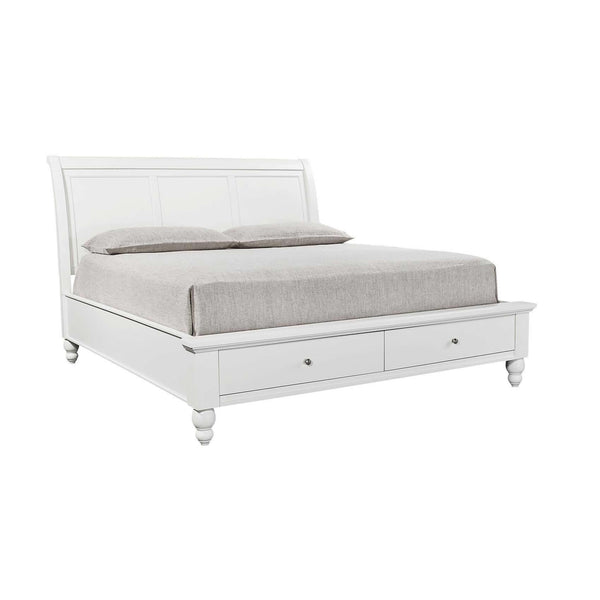 Aspen Home Cambridge King Sleigh Bed with Storage ICB-404-WHT-KD-1/ICB-407D-WHT-1/ICB-406L-WHT-1 IMAGE 1