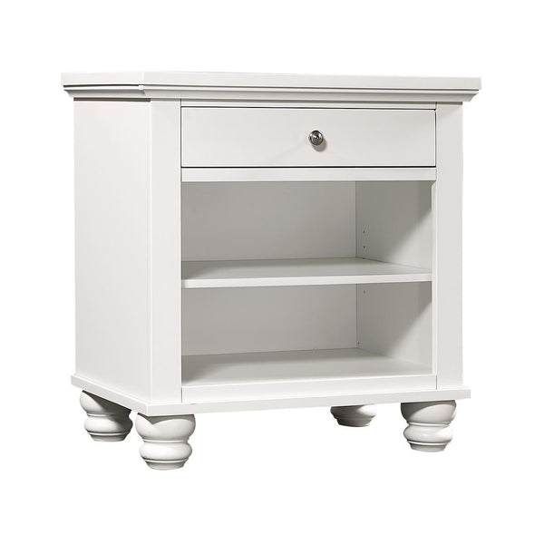 Aspen Home Cambridge 1-Drawer Nightstand ICB-451-WHT IMAGE 1