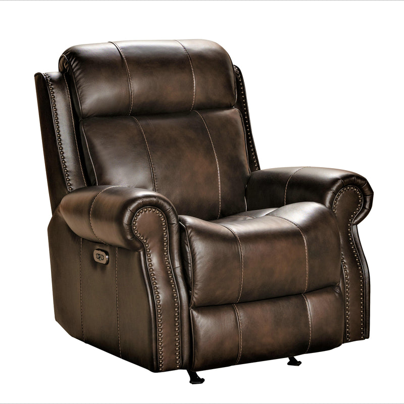 Barcalounger Demara Power Rocker Leather Match Recliner 6PH-3717-3712-86 IMAGE 2