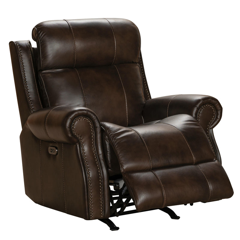 Barcalounger Demara Power Rocker Leather Match Recliner 6PH-3717-3712-86 IMAGE 3