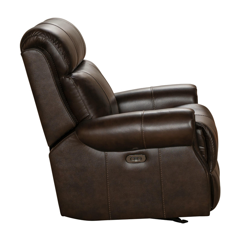 Barcalounger Demara Power Rocker Leather Match Recliner 6PH-3717-3712-86 IMAGE 4