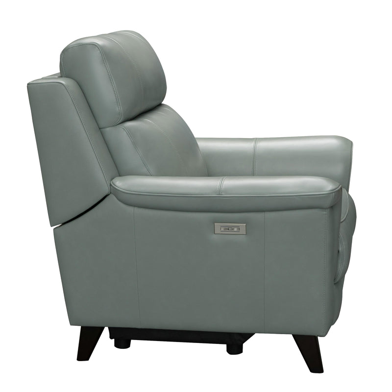 Barcalounger Kester Power Leather Match Recliner 9PH-3716-3729-45 IMAGE 4