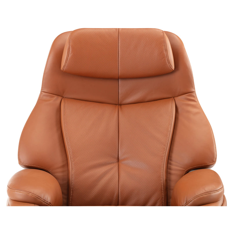 Barcalounger Marjon Swivel Leather Match Recliner 15-3724-3618-84 IMAGE 7