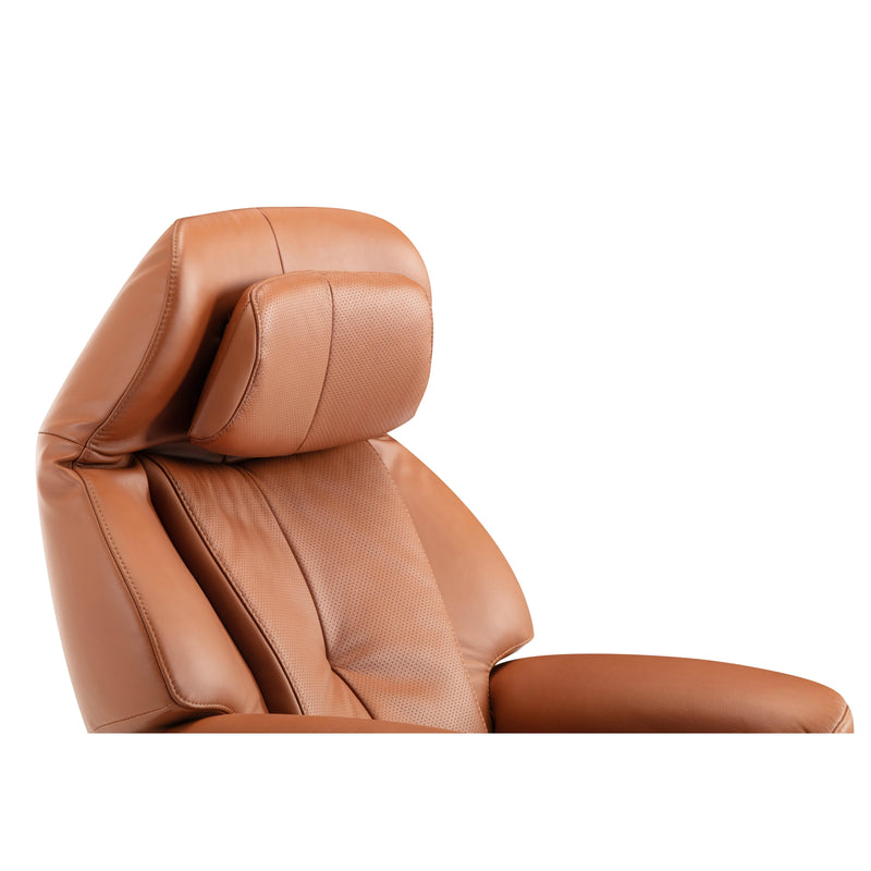 Barcalounger Marjon Swivel Leather Match Recliner 15-3724-3618-84 IMAGE 9