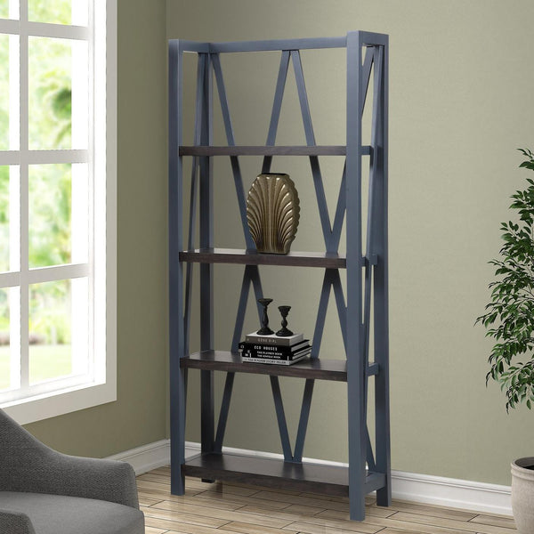 Parker House Furniture Americana Modern AME#330-DEN Etagere Bookcase - Navy IMAGE 1