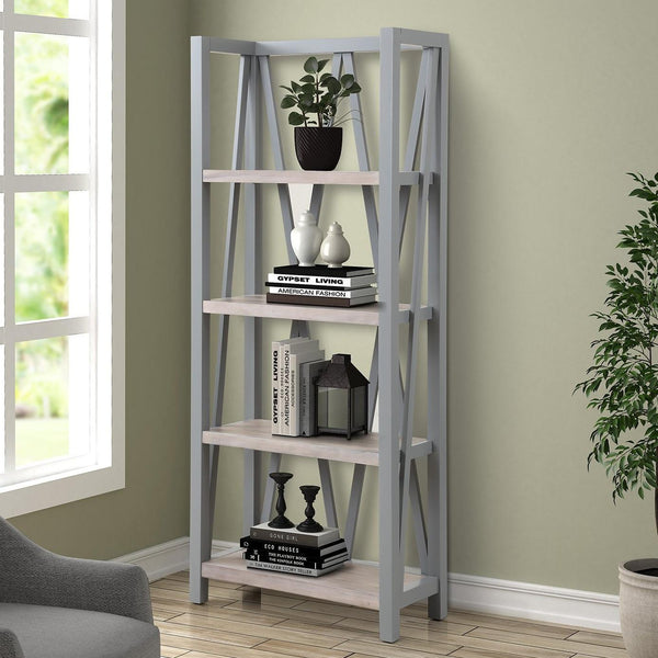 Parker House Furniture Americana Modern AME#330-DOV Etagere Bookcase - Dove IMAGE 1