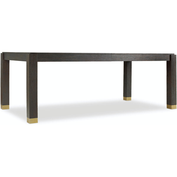 Hooker Furniture 1600-75200A-DKW Curata Rectangle Dining Table with 2-20in Leaves IMAGE 1