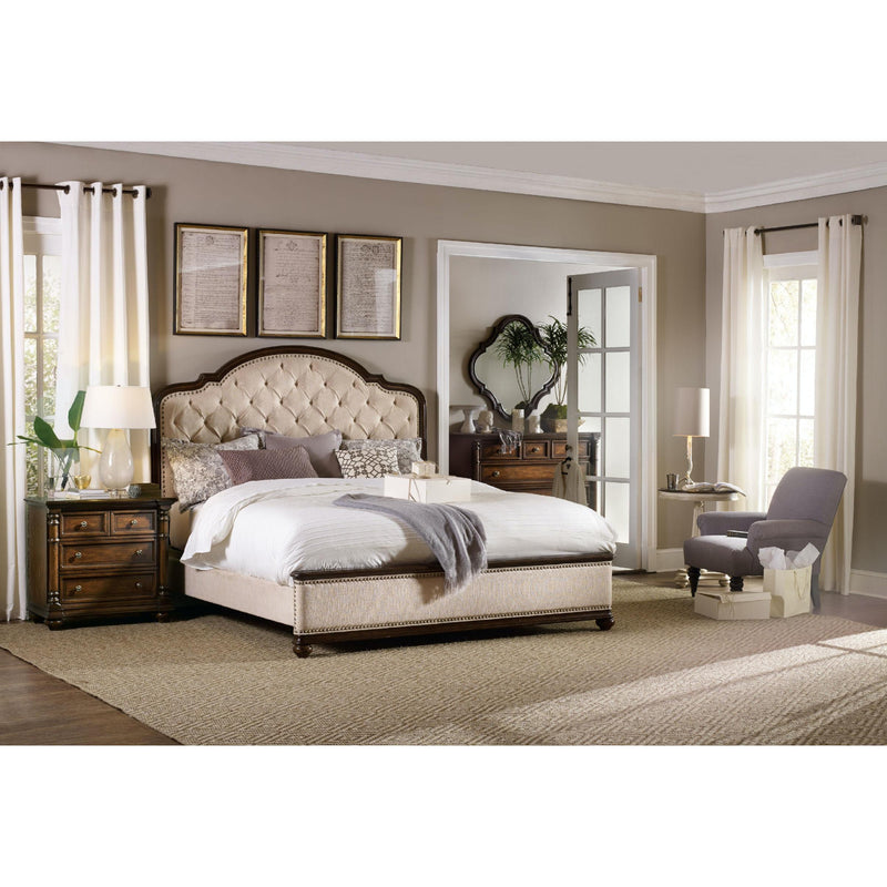 Hooker Furniture 5381-90850 Leesburg Queen Upholstered Bed IMAGE 2