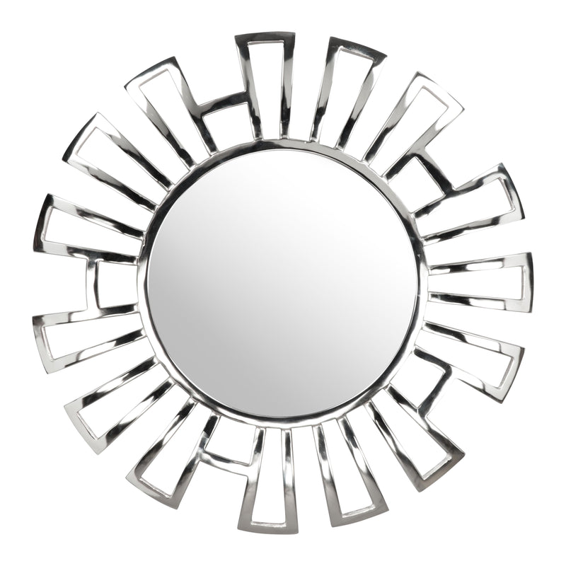 Zuo Calmar A12219 Round Mirror - Chrome IMAGE 2