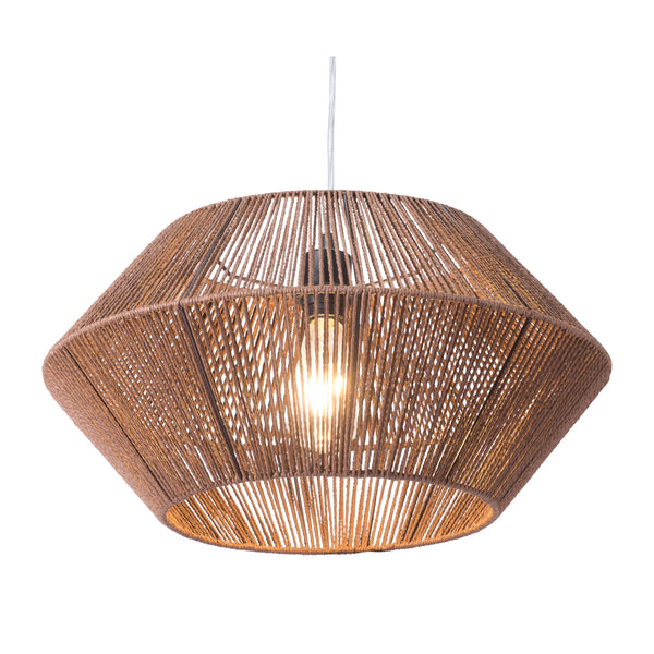 Zuo Kendrick 56092 Ceiling Lamp - Brown IMAGE 1