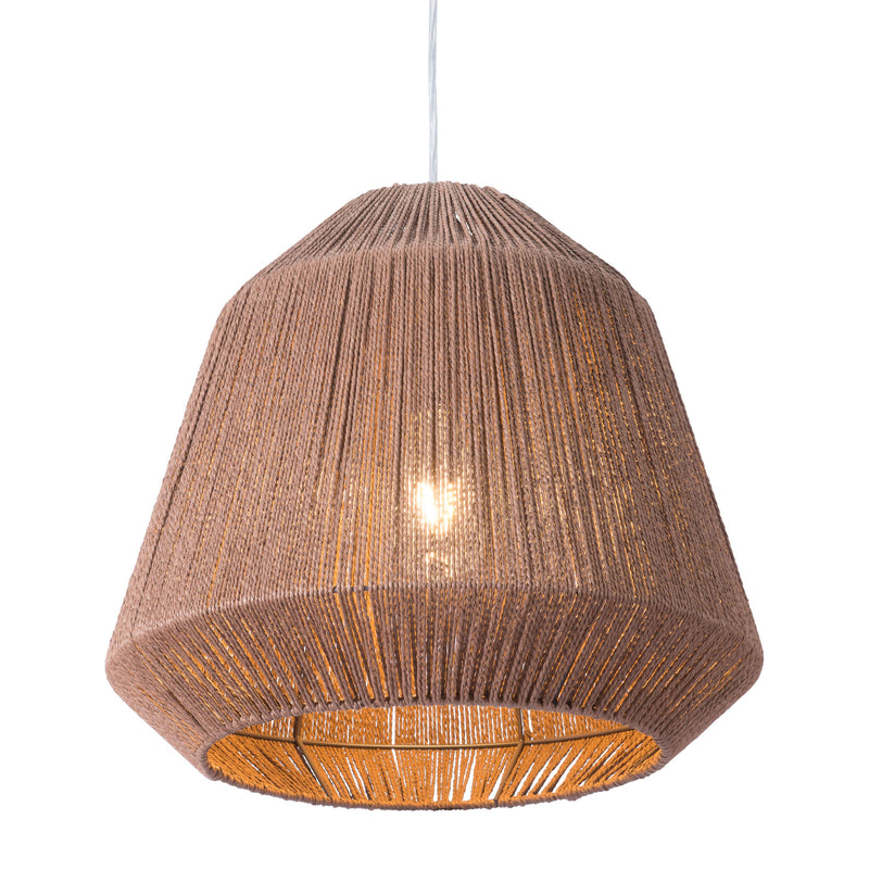 Zuo Impala 56093 Ceiling Lamp - Brown IMAGE 1