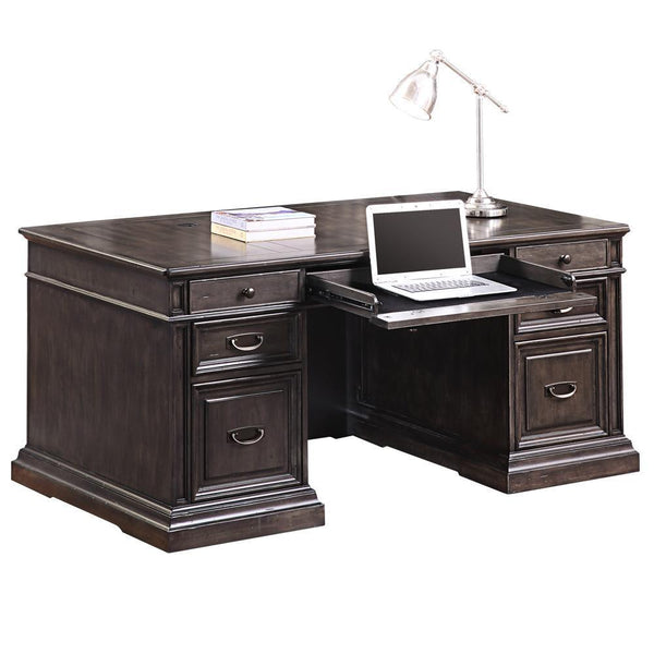 Parker House Furniture Washington Heights WAS#480-3 Double Pedestal Executive Desk IMAGE 1