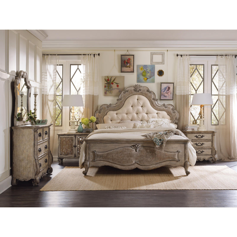 Hooker Furniture 5450-90866 Chatelet King Upholstered Panel Bed IMAGE 3