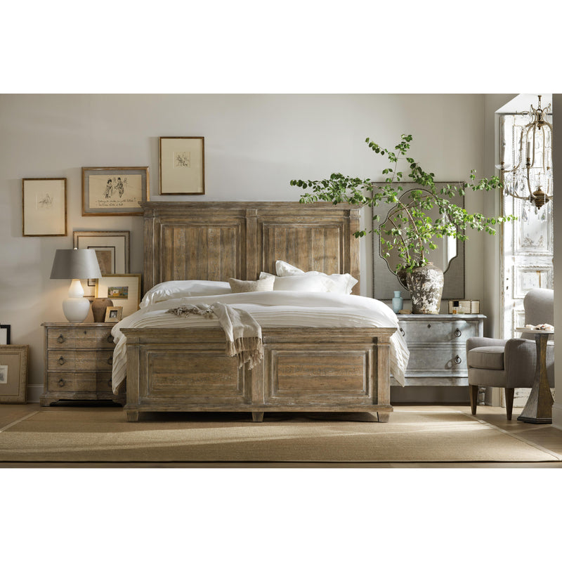 Hooker Furniture 5750-90250-MWD Boheme Laurier Queen Panel Bed IMAGE 7