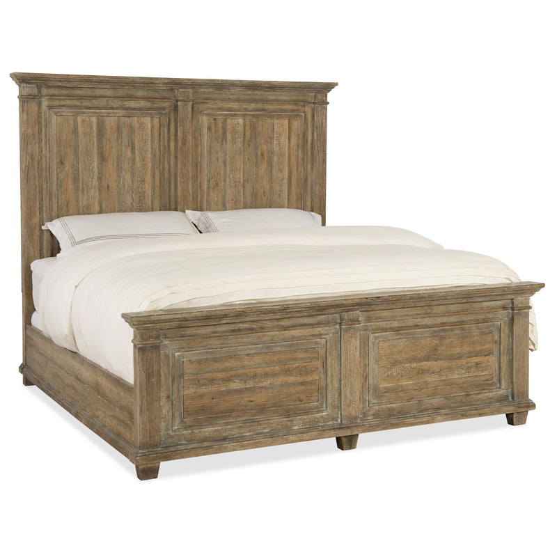 Hooker Furniture 5750-90260-MWD Boheme Laurier California King Panel Bed IMAGE 1