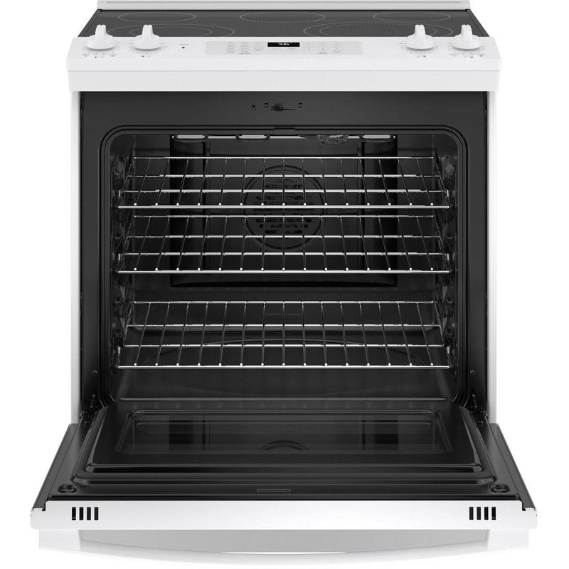 GE 30-inch Slide-In Electric Range with No Preheat Air Fry JS760DPWW IMAGE 2