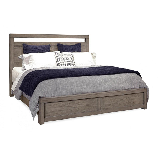 Aspen Home Modern Loft California King Panel Bed with Storage IML-407-GRY/IML-410-GRY/IML-415-GRY IMAGE 1