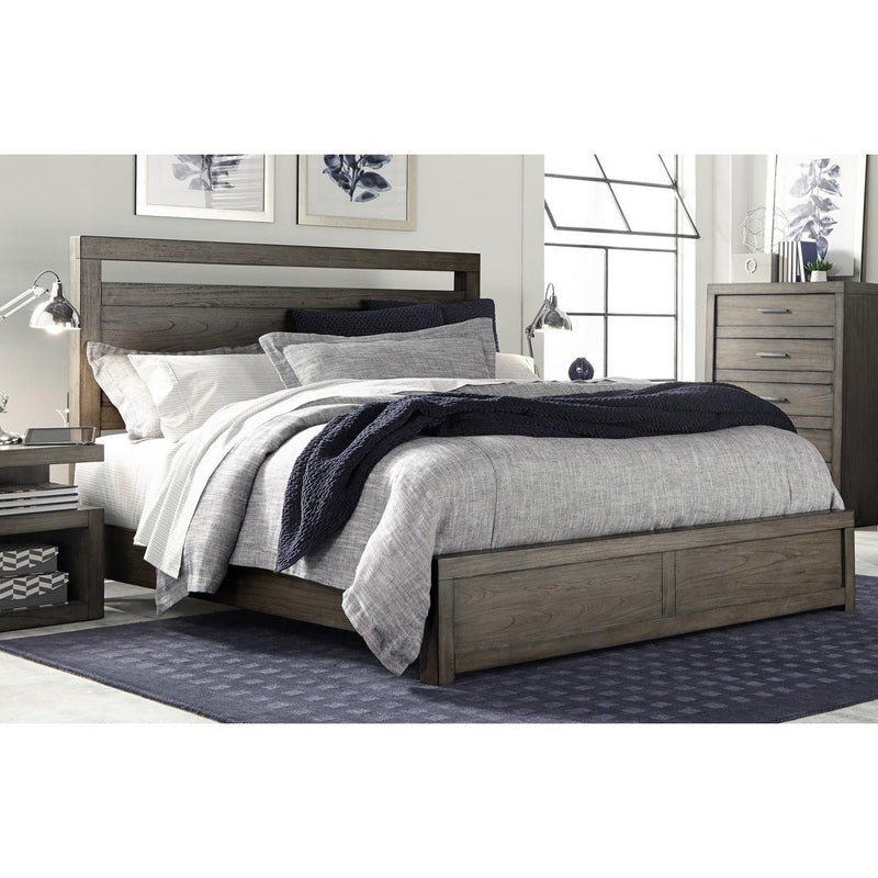 Aspen Home Modern Loft California King Panel Bed with Storage IML-407-GRY/IML-410-GRY/IML-415-GRY IMAGE 2