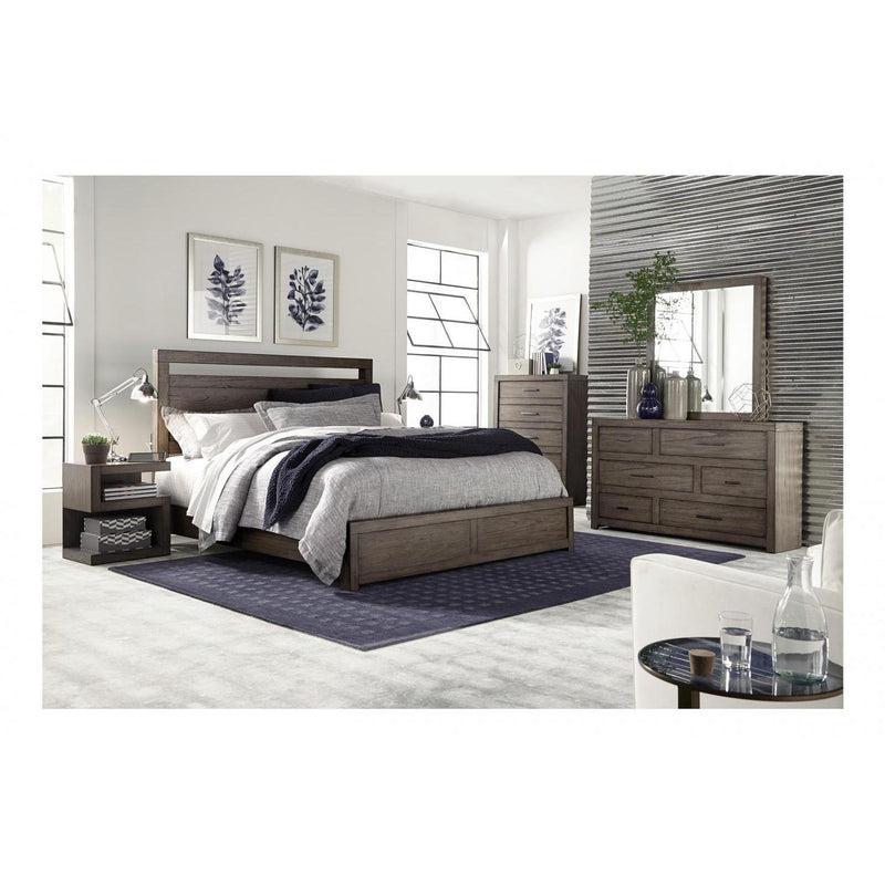 Aspen Home Modern Loft California King Panel Bed with Storage IML-407-GRY/IML-410-GRY/IML-415-GRY IMAGE 3