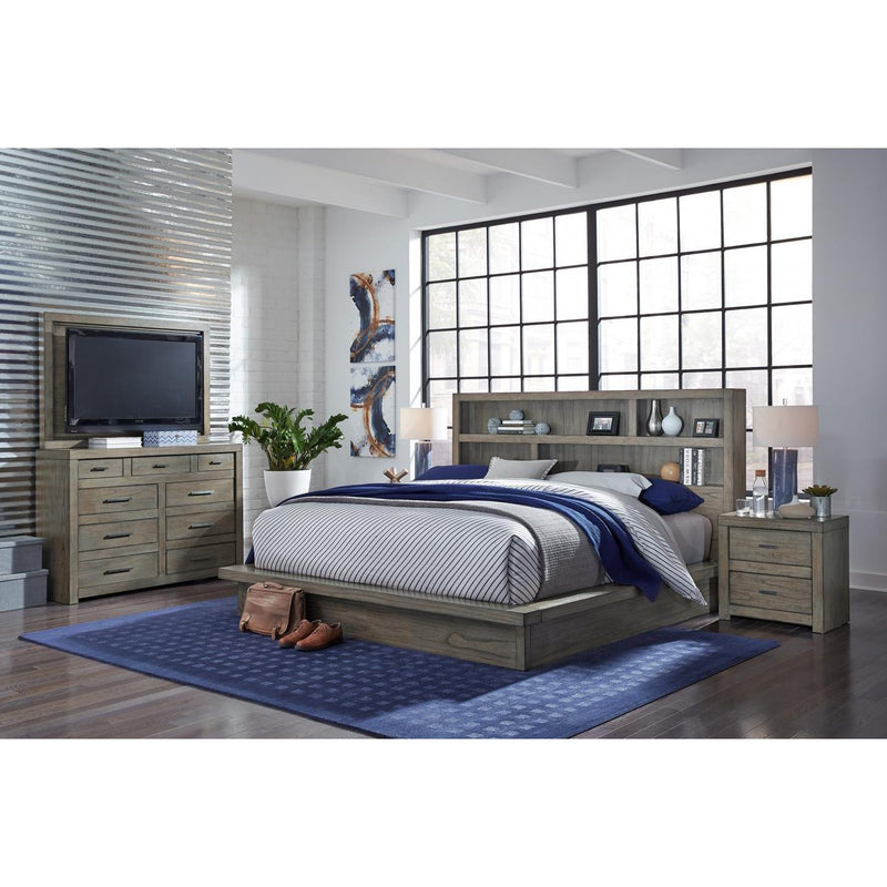 Aspen Home Modern Loft California King Platform Bed IML-474-GRY/IML-476-GRY/IML-477-GRY IMAGE 3