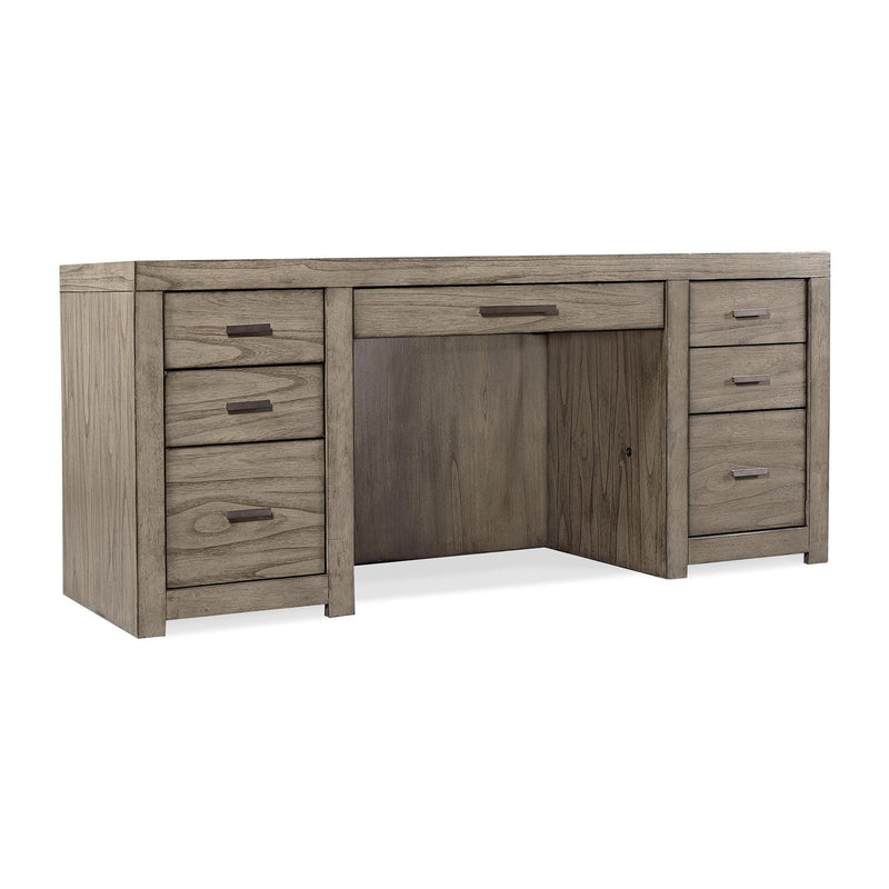 Aspen Home Modern Loft IML-318-GRY/IML-319-GRY Credenza with Hutch IMAGE 2