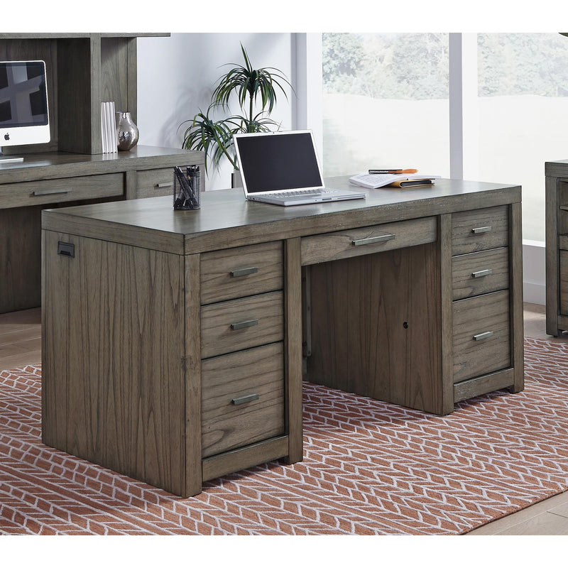 Aspen Home Modern Loft IML-303-GRY Executive Desk IMAGE 4