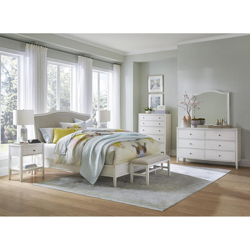 Aspen Home Charlotte King Upholstered Panel Bed I218-425-WHT/I218-407-WHT/I218-406-WHT IMAGE 3