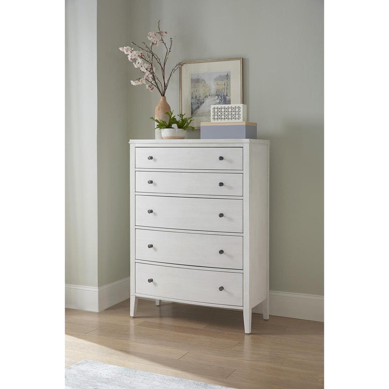 Aspen Home Charlotte 5-Drawer Chest I218-456-WHT IMAGE 5