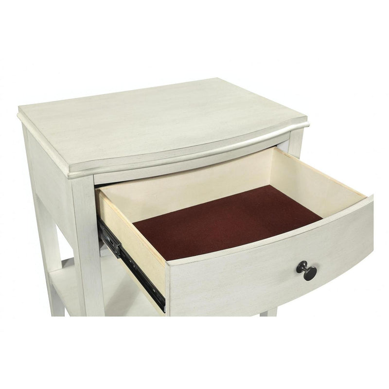 Aspen Home Charlotte 1-Drawer Nightstand I218-451N-WHT IMAGE 2