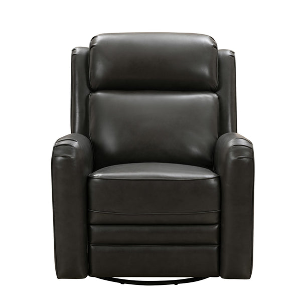 Barcalounger Kennedy Power Swivel Glider Leather Match Recliner 8PH-3757-3730-96 IMAGE 1