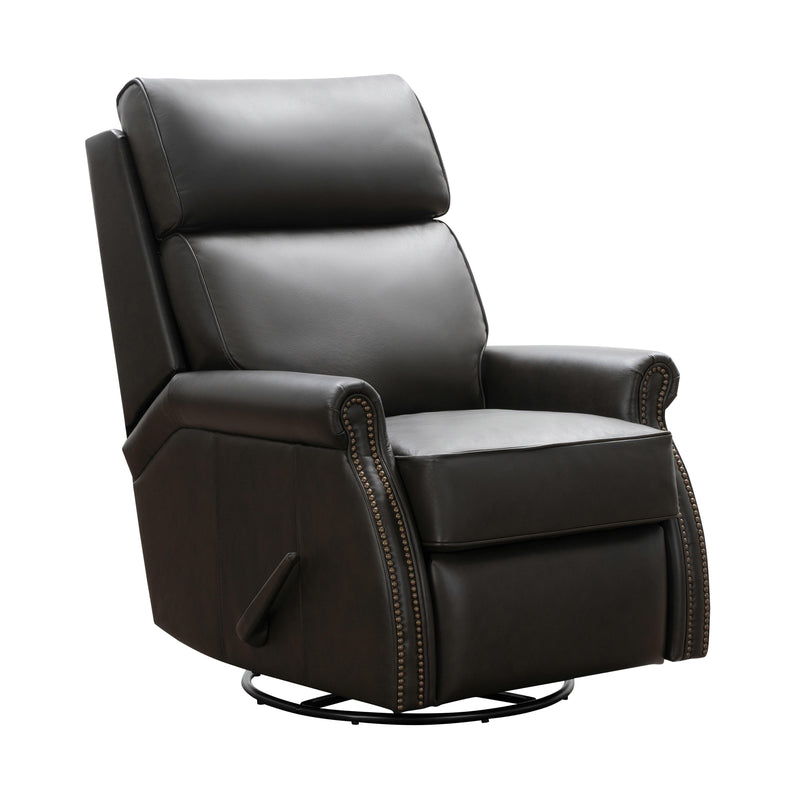 Barcalounger Crews Swivel Glider Leather Recliner 8-4001-5627-86 IMAGE 3