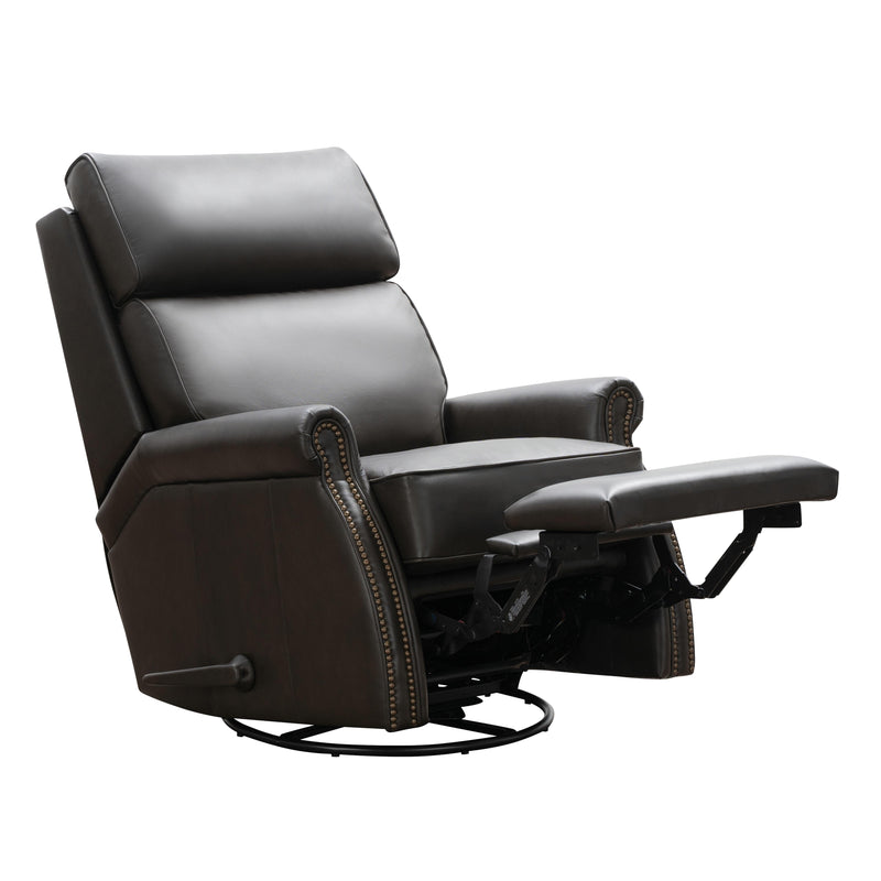 Barcalounger Crews Swivel Glider Leather Recliner 8-4001-5627-86 IMAGE 5