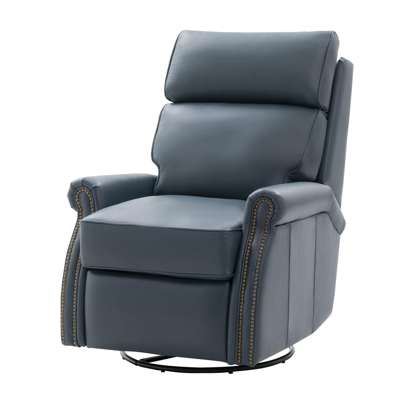 Barcalounger Crews Swivel Glider Leather Recliner 8-4001-5709-44 IMAGE 2